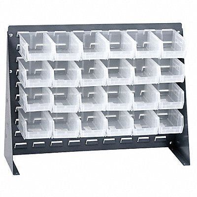 QUANTUM STORAGE SYSTEMS QBR272122024CL Louvrd Bnch Rk 1/4x21x27in Load Capacity 140lb