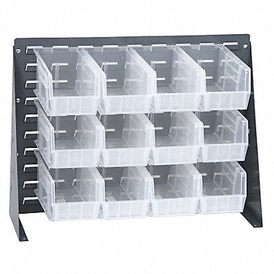 QUANTUM STORAGE SYSTEMS QBR272123012CL Louvrd Bnch Rk 1/4x21x27in Load Capacity 140lb