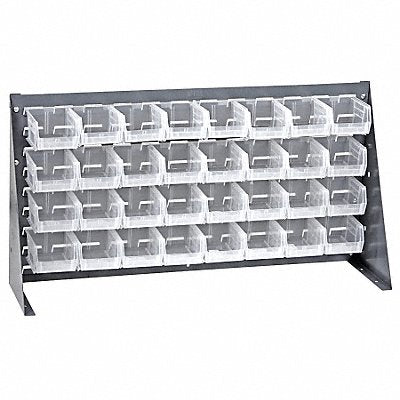 QUANTUM STORAGE SYSTEMS QBR361921032CL Louvrd Bnch Rk 1/4x20x36in Load Capacity 150lb