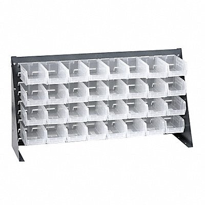 QUANTUM STORAGE SYSTEMS QBR361922032CL Louvrd Bnch Rk 1/4x20x36in Load Capacity 150lb