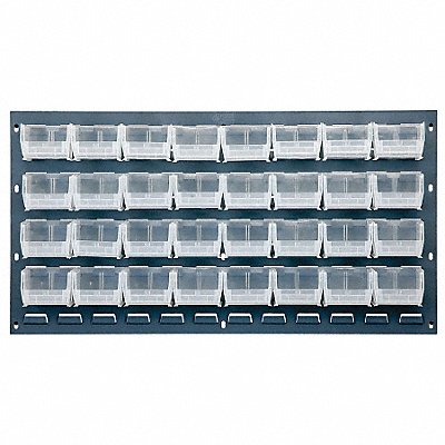 QUANTUM STORAGE SYSTEMS QLP361922032CL Louvrd Pnl 1/4inx20inx36in Load Capacity 175lb