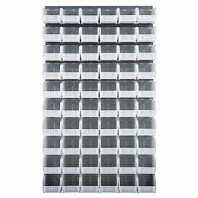 QUANTUM STORAGE SYSTEMS QLP366123060CL Louvrd Pnl 1inx61inx36in Load Capacity 500lb
