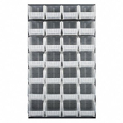 QUANTUM STORAGE SYSTEMS QLP366124028CL Louvrd Pnl 1inx61inx36in Load Capacity 500lb