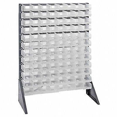 QUANTUM STORAGE SYSTEMS QRU12S22096CL F1609 BinRailFlrRck 15inx54inx36in Load Capacity 50 lb