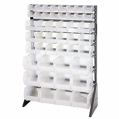 QUANTUM STORAGE SYSTEMS QRU16S220230240CL E1534 BinRailFlrRck 15inx54inx36in Load Capacity 37 lb