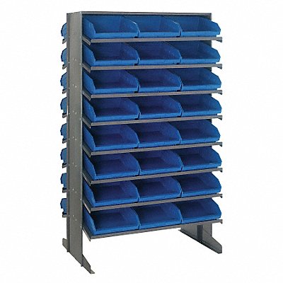QUANTUM STORAGE SYSTEMS QPRD209BL G7011 Pick Rack 24inx64inx36in Blue
