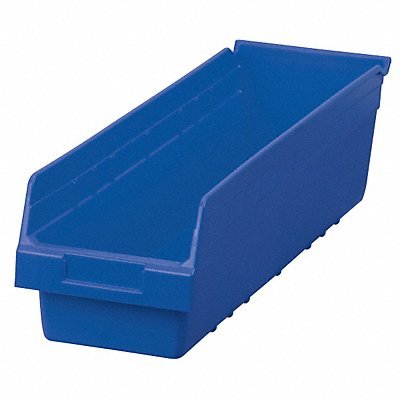 AKRO-MILS 30094BLUE D5436 Shelf Bin Blue Plastic 6 in