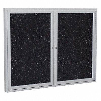 GHENT PA13624TRCF Enclosed Bulletin Board Rubber 36 x24