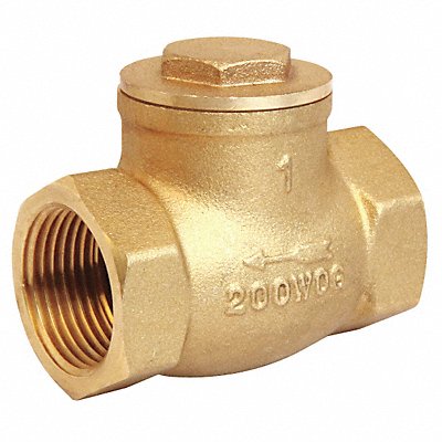 GRAINGER 10F326 Swing Check Valve 3.75 in Overall L