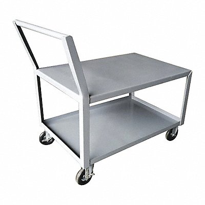 GRAINGER 10F444 Low-Profile Utility Cart 1 200 lb Steel