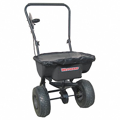 WESTWARD 10F633 Broadcast Spreader 30 lb Pneumatic