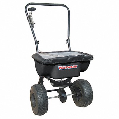 WESTWARD 10F635 Broadcast Spreader 30 lb Pneumatic
