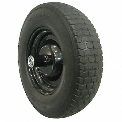 WESTWARD 10G170 Wheelbarrow Tyre Knobby 14-1/2 in Dia.