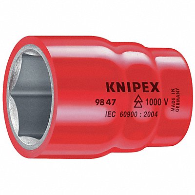 KNIPEX 984713 Socket 1/2 in Dr 13mm Hex