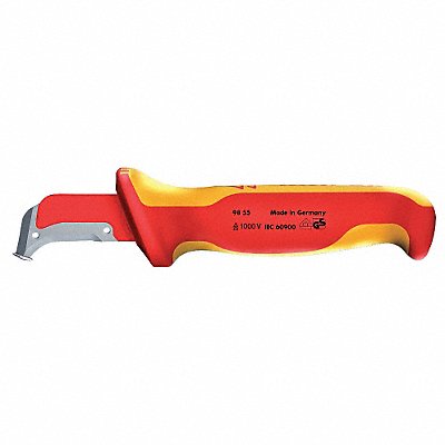 KNIPEX 9855 Cable Stripping Knife 38mm Hooked Blade