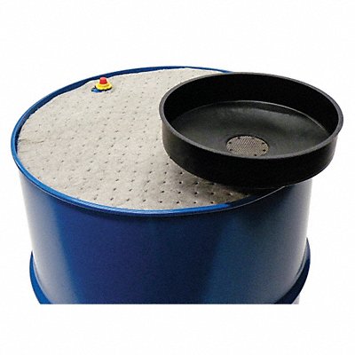 FUNNEL KING 32900 Drum Funnel Black Polypropylene NPT