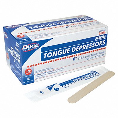 UNIMED MIDWEST INC DSTD313314 Tongue Depressor Sterile 6In. PK100