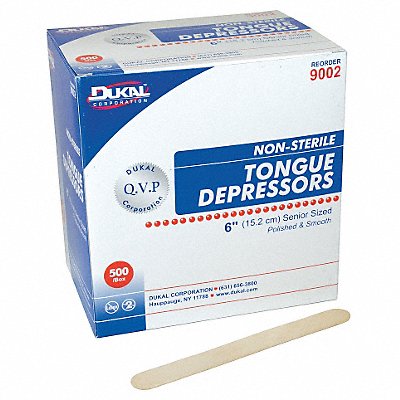UNIMED MIDWEST INC DNTD313312 Tongue Depressor NonSterile 6In PK500