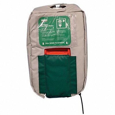 HUGHES SAFETY 10GFEWBLKTHT Eyewash Heated Jacket 29 H 3 L 19 W