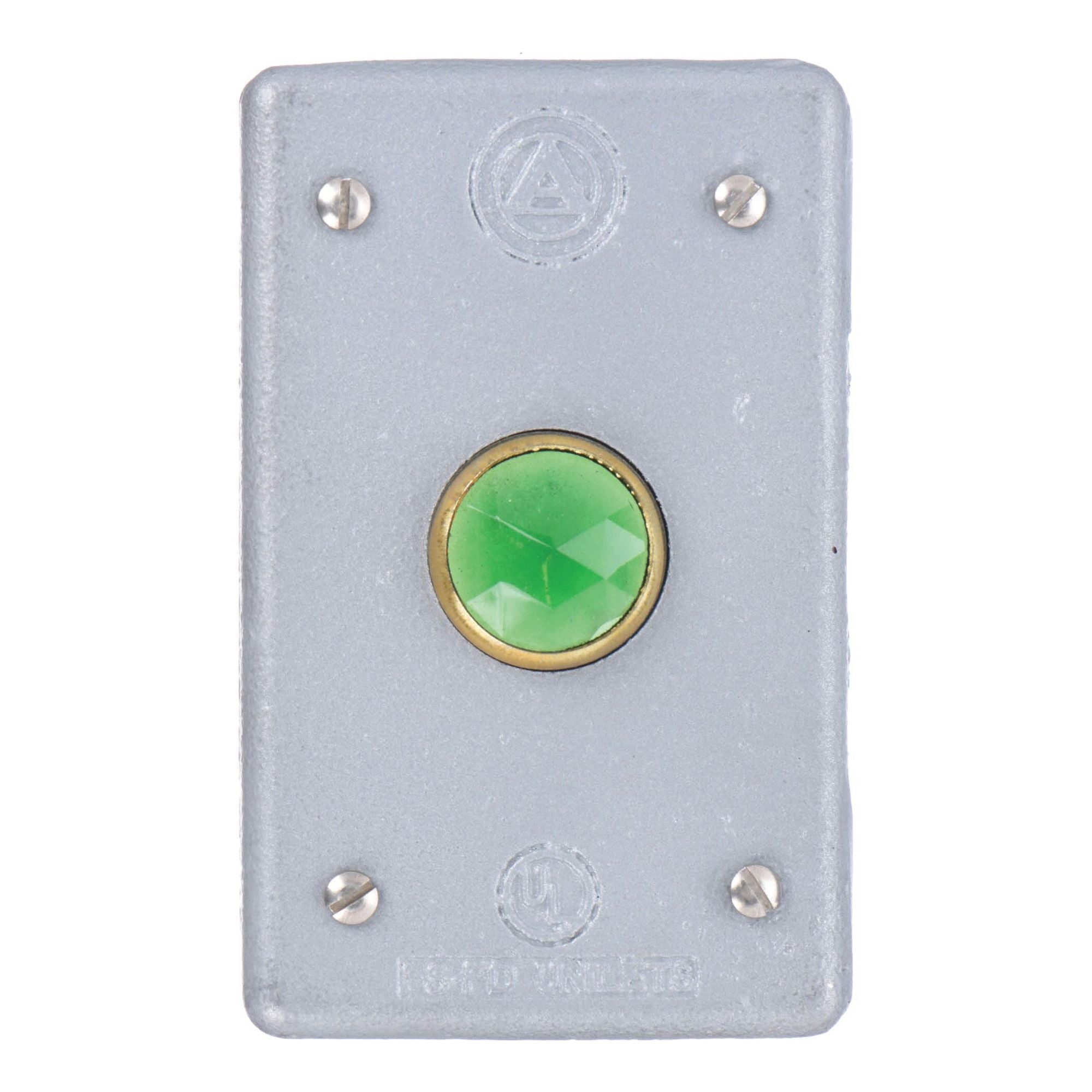 APPLETON ELECTRIC FSK1JGC Weatherproof Cover with Green Jewel