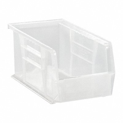 QUANTUM STORAGE SYSTEMS QUS230CL Hang and Stack Bin Clear PP 5 in