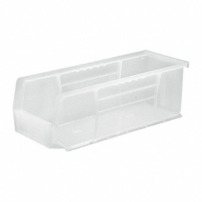 QUANTUM STORAGE SYSTEMS QUS234CL Hang and Stack Bin Clear PP 5 in