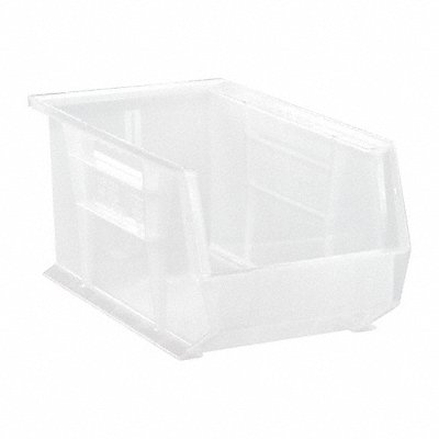 QUANTUM STORAGE SYSTEMS QUS240CL Hang and Stack Bin Clear PP 7 in