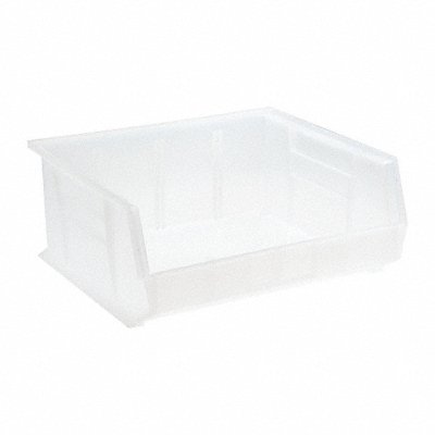 QUANTUM STORAGE SYSTEMS QUS250CL Hang and Stack Bin Clear PP 7 in