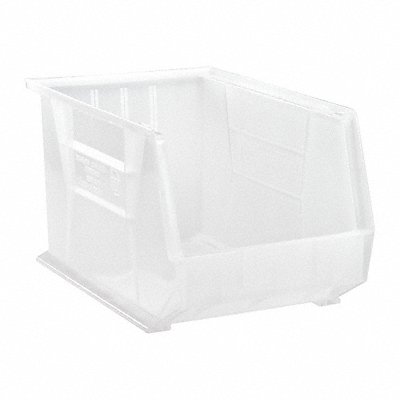 QUANTUM STORAGE SYSTEMS QUS260CL Hang and Stack Bin Clear PP 10 in
