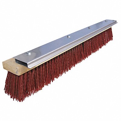 TOUGH GUY 10H932 Push Broom Head Braced 24 Sweep Face