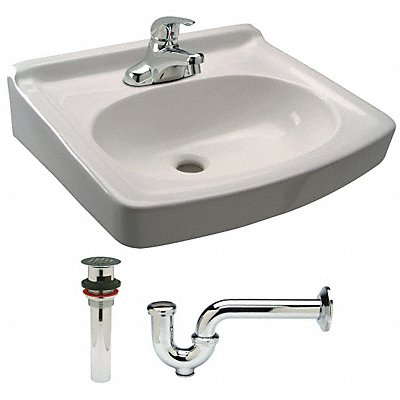 ZURN Z53548761070000 Lav Sink D-Shape 15-1/4inx10-3/4inx7in