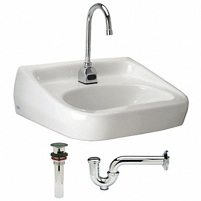 ZURN Z5361604107000 Sink DShape 16-1/2inx10-1/4inx5-3/4in