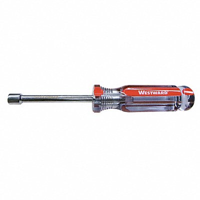 WESTWARD 10J243 Hollow Round Nut Driver 6 mm