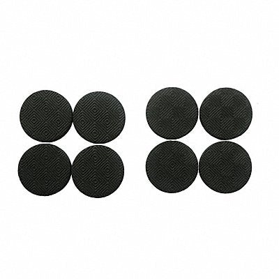 GRAINGER 10J997 Gripper Pads Self-Stick Round 1-1/2 PK8