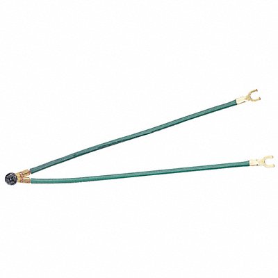 IDEAL 303288 Grounding Tail 2-Wire 2 Forks Green Pk25