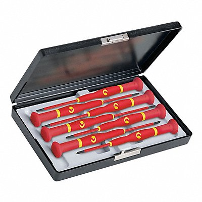 KNIPEX 9T89367 Insulated Precision ScrwdrvrSt NmPcs7