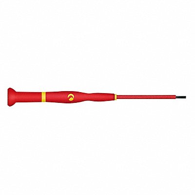 KNIPEX 9T89933 Insulated Prcsion Slotted Screwdriver 3/32 in