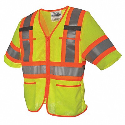 VIKING U6155GL High Visibility Vest Class 3 L Green