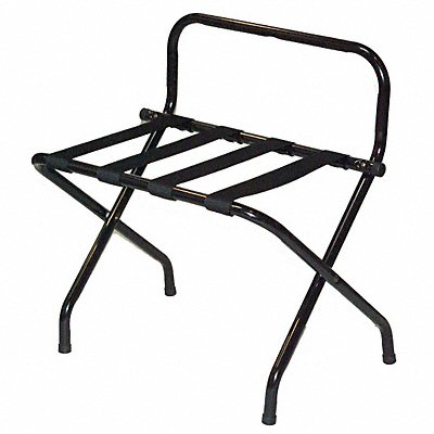 CSL 1055BLBL Luggage Rack High Back Black PK6
