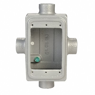 APPLETON ELECTRIC FDX150 Weatherproof Box 4Inlet 1/2 Hub 25cu. in