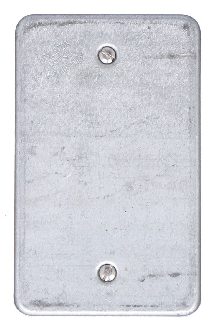 APPLETON ELECTRIC FSK1B Weatherproof Cover Steel 4-9/16 in H