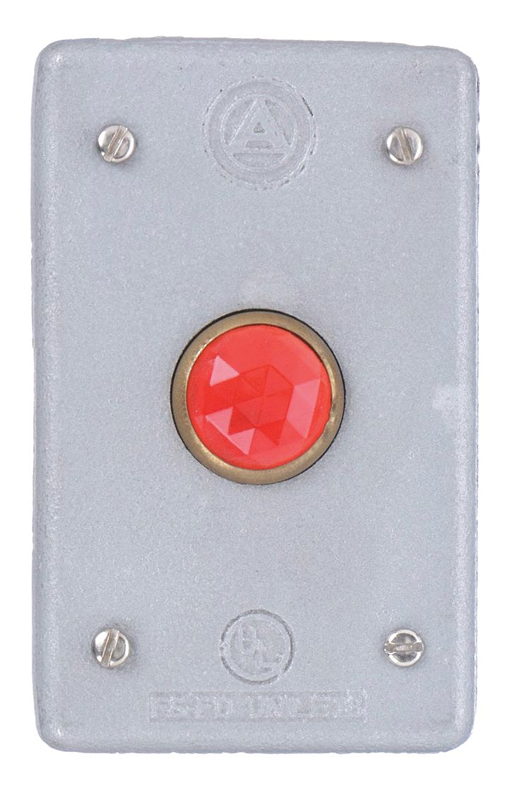 APPLETON ELECTRIC FSK1JC Weatherproof Cover with Red Jewel