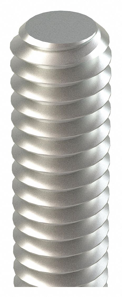 CALBRITE S40212TR00 Fully Threaded Rod 18-8 Stainless Steel 1/4 -20 Cr 12ft 1PK