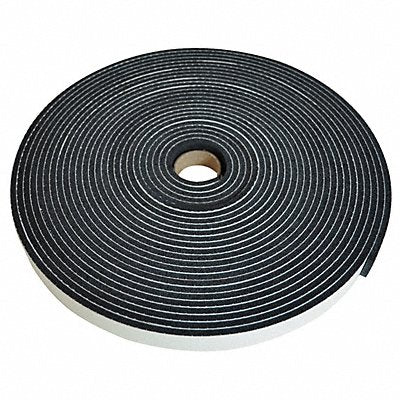 GRAINGER 10L936 Foam Tape 1 in x 16 11/16 yd Black