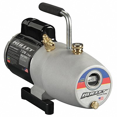YELLOW JACKET 93600 Refrig Evacuation Pump 7.0 cfm 6 ft.