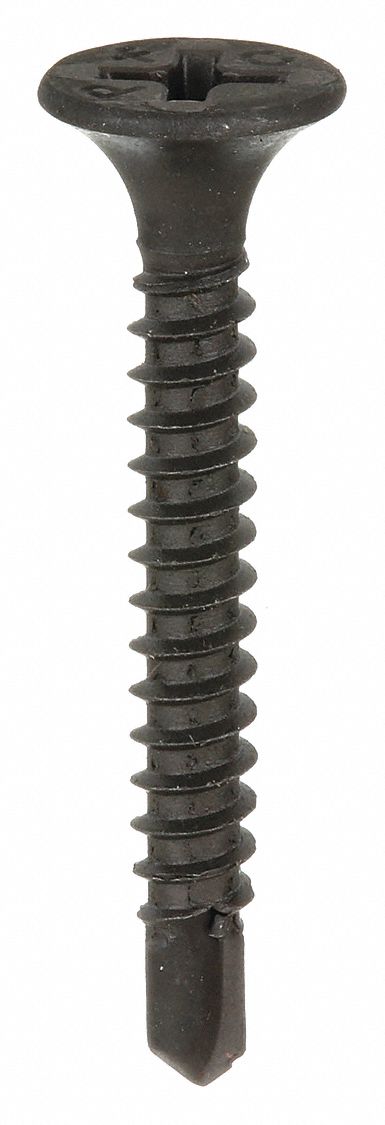 GRAINGER P50020PK Drill Screw Bugle #6 Phos 1 1/8 L PK1200