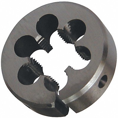 WESTWARD 10T802 C.Steel Thread Die 13/16In 3 56 Pitch