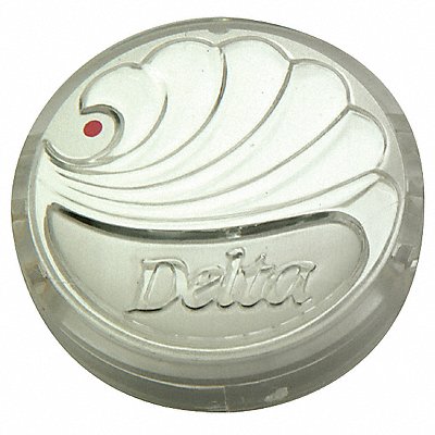 DELTA RPB21912 Faucet Handle Buttons Hot Acrylic PK10
