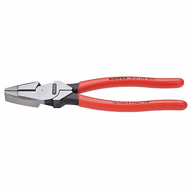KNIPEX 0901240SBA Linemans Pliers 9-1/4 Dipped Handle