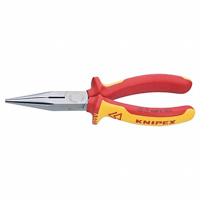 KNIPEX 2508160SBA Needle Nose Plier 6-1/4 L Serrated
